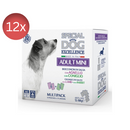 12x100g Plicuri Special Dog Excellence Mini Multipack 6xMiel, 6xIepure - Hrana Umeda Caini