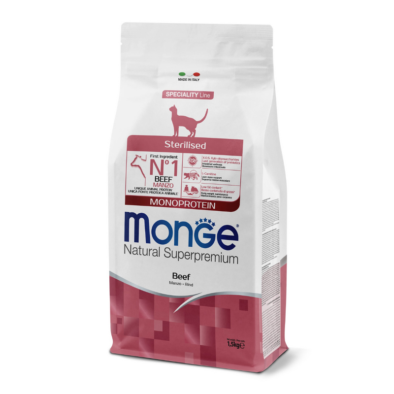 Monge Pisici Sterilizate Monoprotein Vita | 1.5 kg