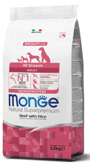 Monge Adult cu Vită si Orez 2.5 kg | Superpremium PROMO