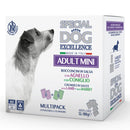 12x100g Plicuri Special Dog Excellence Mini Multipack 6xMiel, 6xIepure - Hrana Umeda Caini
