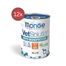 12x400g Conserve MONGE VetSolution Hypoalergenic Rata - Hrana Umeda Caini