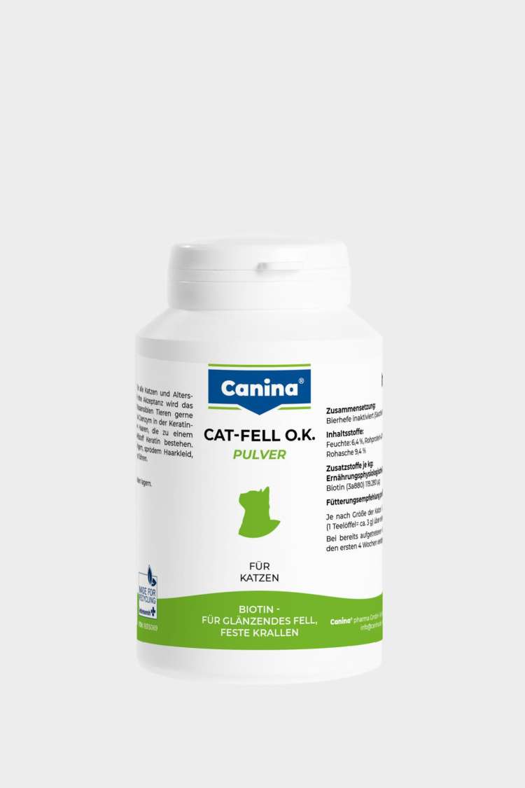 Canina® CAT-FELL O.K. Supliment alimentar pentru pisici - pudra