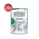 24x100 Plicuri Lechat Excellence Steril Iepure - Hrana Umeda Pisici