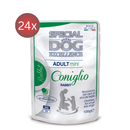 24x100g Special Dog Excellence Mini Adult Bucăți cu Iepure