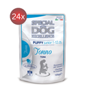 24x100g Special Dog Excellence Puppy and Junior Bucăți cu Ton