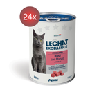 LeChat Excellence Pate Steril cu Vită 24x400g - Pisici Adulte