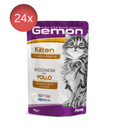 Pliculețe Gemon Kitten cu Pui 24X100g PROMO