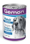 Conserve Gemon cu Ton si Somon 24X415g - Câini Adulți Talie Medie