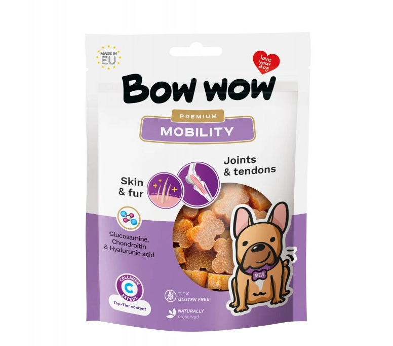 Bow Wow Mobility cu carne de vită si condroitină 60g COD: BW823