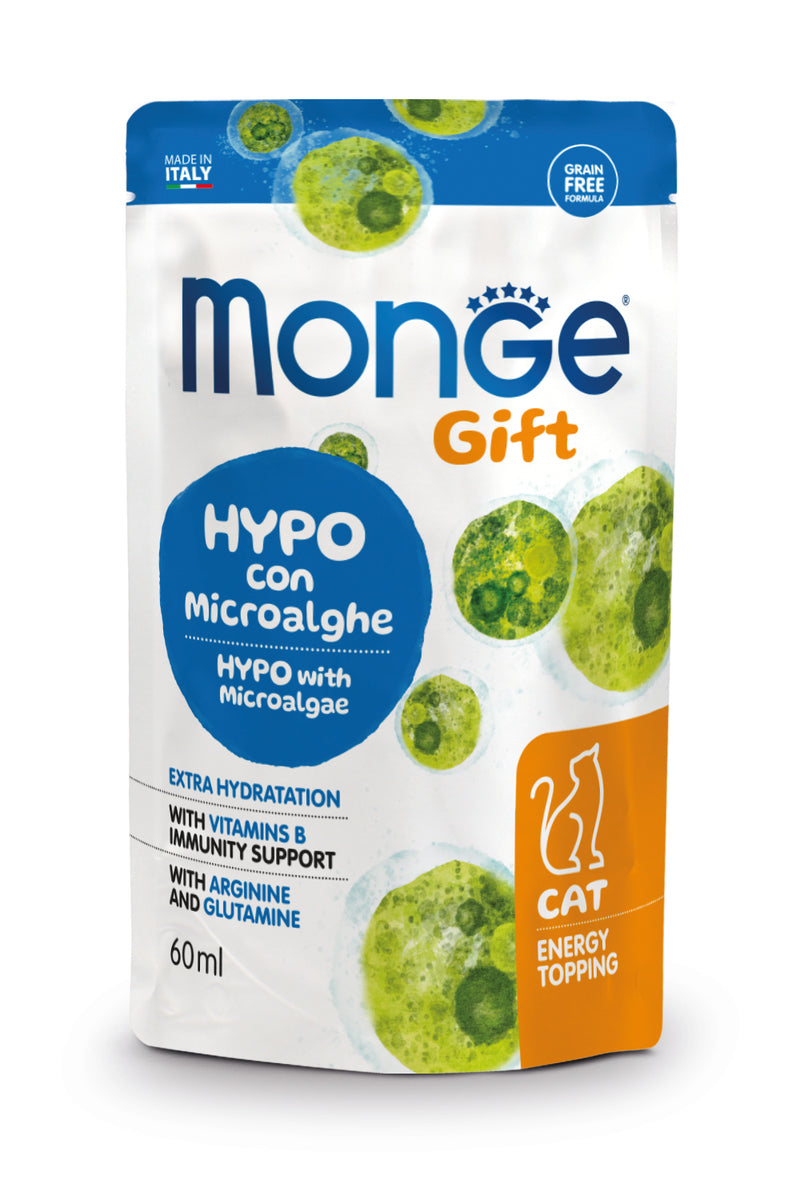 Monge Gift Pisici Energy Topping Hypo cu Microalgae Energy Topping 60ml