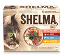 12x85g Plicuri Shelma Mixt Multipack , Grain Free - Hrană  Umedă  Pisici PROMO