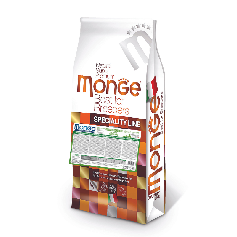 Monge Mini Adult cu Iepure, Orez si Cartofi 15kg | Superpremium PROMO