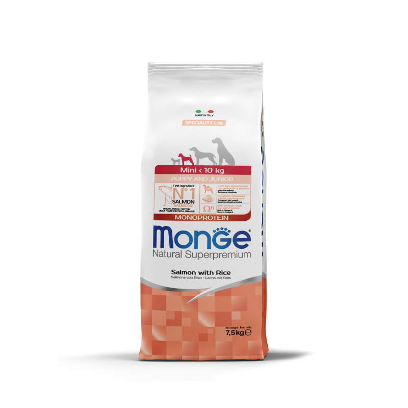 Monge Mini Puppy cu Somon si Orez 15 kg | Superpremium PROMO