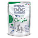 24x100g Special Dog Excellence Mini Adult Bucăți cu Iepure