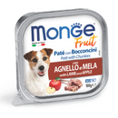 32x100g Pate MONGE Adult cu Miel și Mere - Hrană Umedă Câini