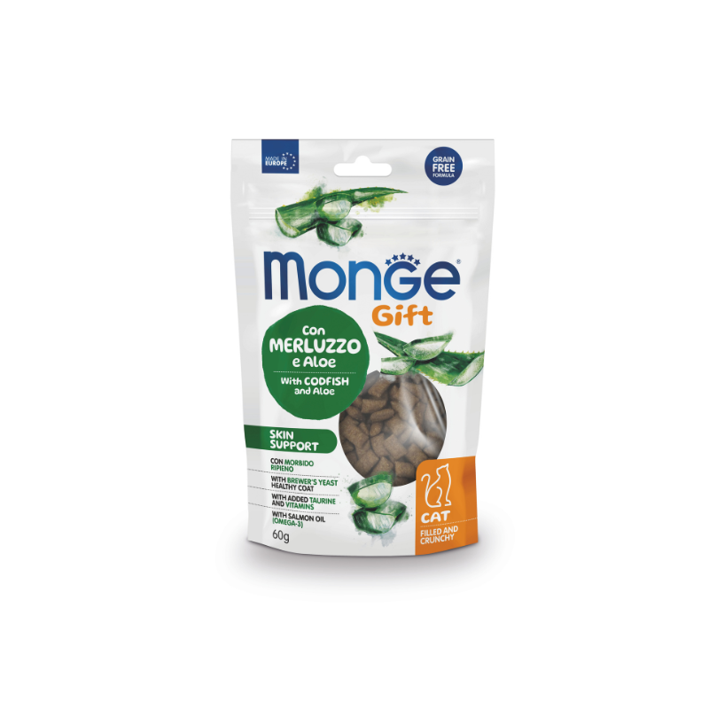 Monge Gift Pisici Skin Support cu Aloe Vera si Cod 60g