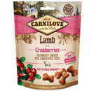 CARNILOVE Recompense Crunchy pentru câini, cu Miel şi Merişoare 200g