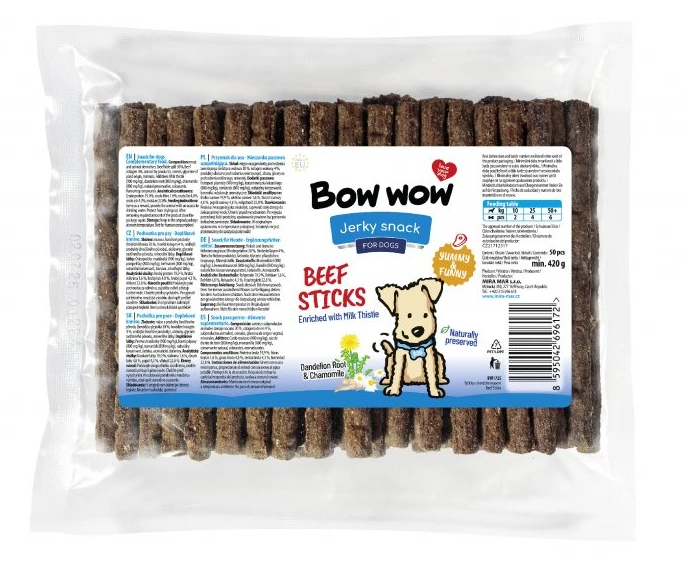 Bow Wow Sticks de Vită  420 g COD: BW172S