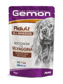 24x100g Plicuri Gemon Adult All Breeds - carne de Vânat PROMO