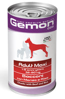 Conserve Gemon Vită și Orez 12X1250g - Câini Adult Maxi PROMO
