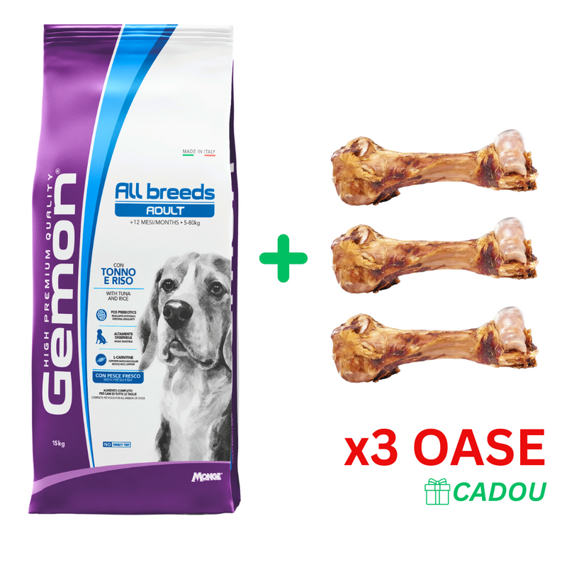 Gemon Caini Adulti cu Ton si Orez 15kg