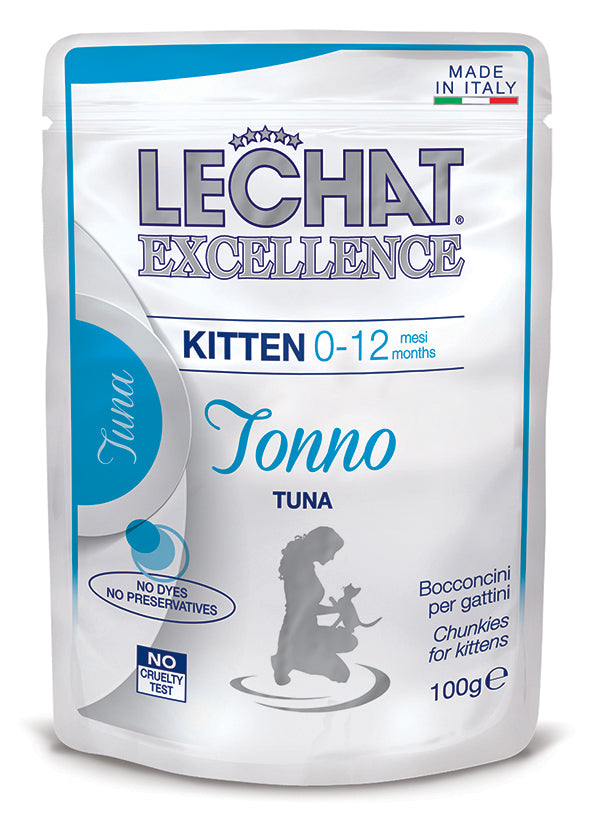 24x100 Plicuri Lechat Excellence Kitten Ton - Hrana Umeda Pisici
