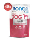 24x100g Plicuri MONGE Grill Adult cu Vita - Hrana Umeda Caini
