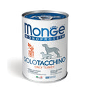 24x400g Pate MONGE Monoprotein Adult cu Curcan- Hrană Umedă Câini