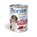 24x400g Conserve MONGE Fresh Adult cu Vițel - Hrană Umedă Câini