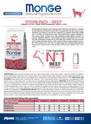 Monge Pisici Sterilizate Monoprotein Vita | 1.5 kg PROMO