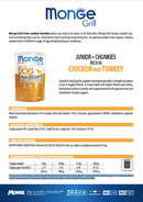 Plicuri MONGE Grill Junior cu Pui - Hrana Umeda Caini