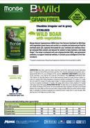 28x85 Plicuri MONGE B-Wild Steril fără cereale cu Mistret - Hrana Umeda Pisici PROMO