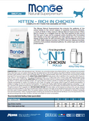 Monge Pisici Kitten Pui | 10 kg