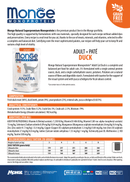 28x85g Plicuri MONGE Pate Monoprotein Adult cu Carne de Rață Hrana Umeda Pisici